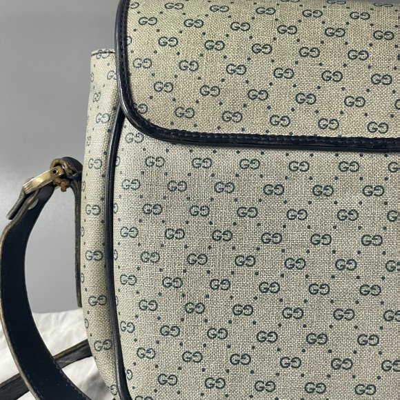 100% Authentic Gucci 1960's Micro GG Monogram Crossbody Bag - Picture 6 of 15